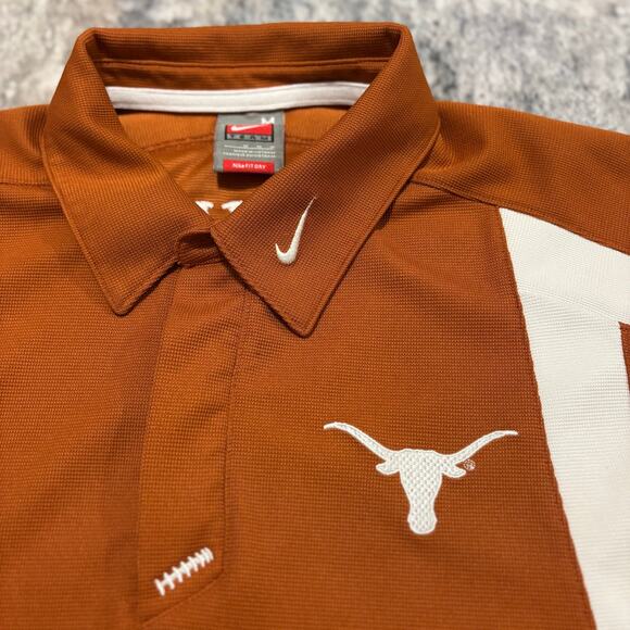 Vintage Texas Longhorns Nike Polo Size M - Picture 3 of 6